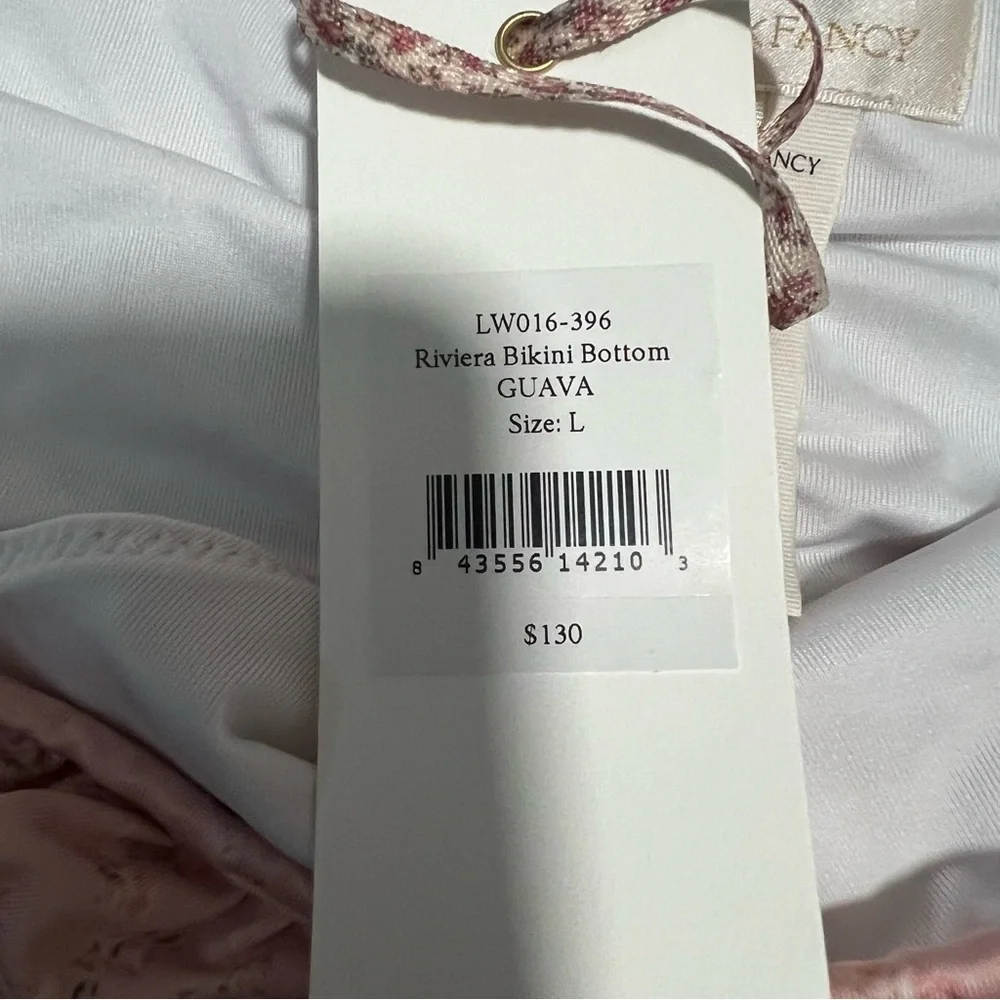 Love Shack Fancy Riviera Bikini Bottom in
GUAVA, New with Tags - Picture 5 of 6